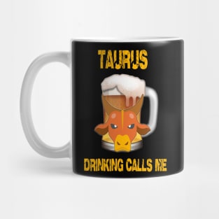 Taurus Sign Funny Beer T-Shirt Mug